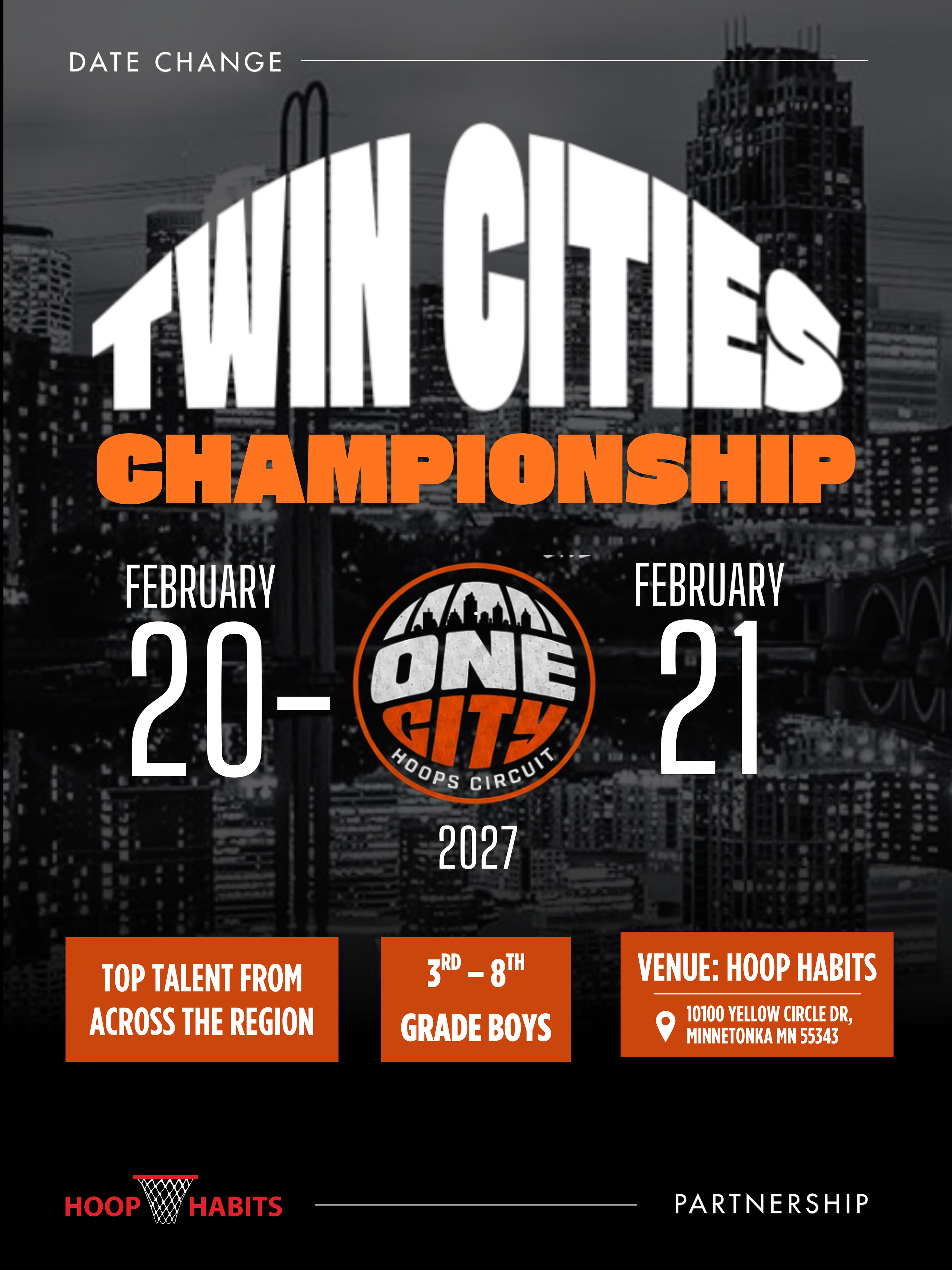 Twin Cities Championship at Hoop Habits — February 20–21, 2027